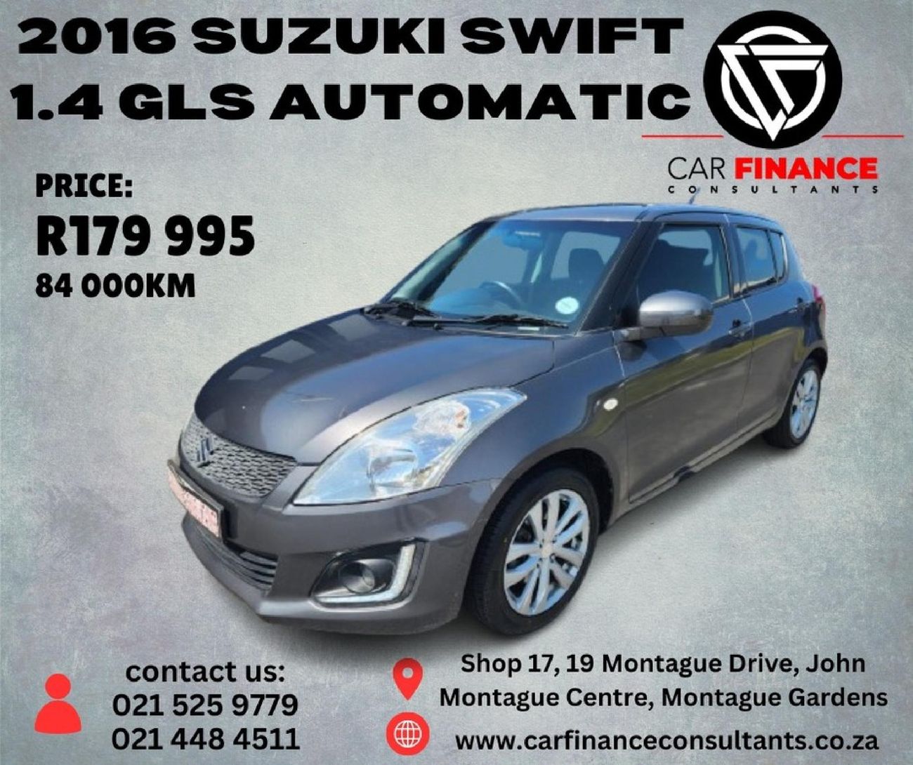 2016 Suzuki Swift 1.4 GLS Auto