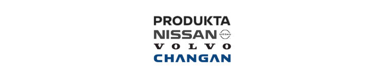 Produkta Nissan, Volvo & Changan logo