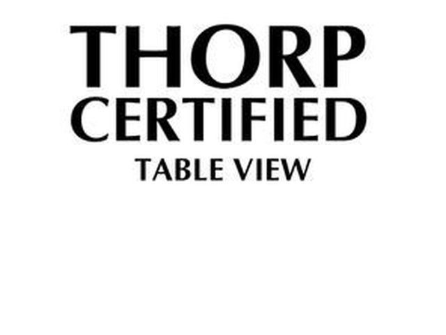 Thorp Certified Table View