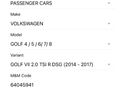 2017 Volkswagen Golf VII 2.0 TSI R Auto