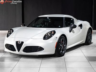 2015 Alfa Romeo 4C Coupe Launch Edition