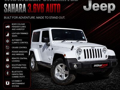 2015 Jeep Wrangler 3.6 V6 Sahara 2-dr Auto