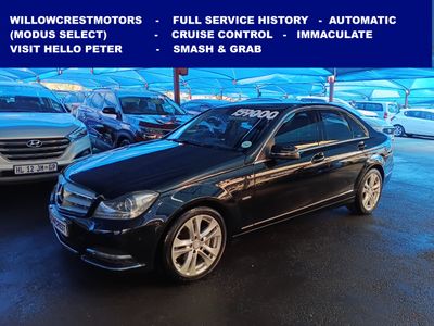 2012 Mercedes-Benz C-Class C 200 BE Avantgarde Auto