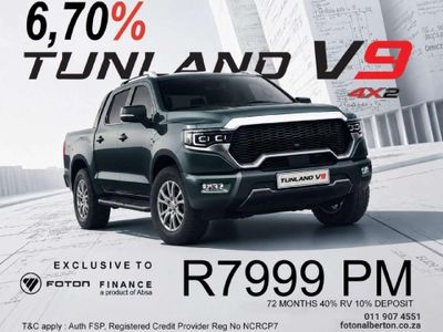 2026 Foton Tunland 2.0D V9 Vlx Auto Double-Cab