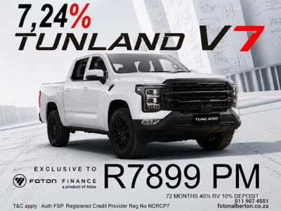 2026 Foton Tunland 2.0D V7 VLX 4x4 Double-Cab Auto