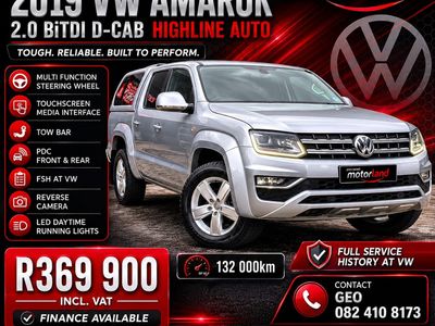 2019 Volkswagen Amarok 2.0 BiTDI Highline (132kW) Auto Double-Cab