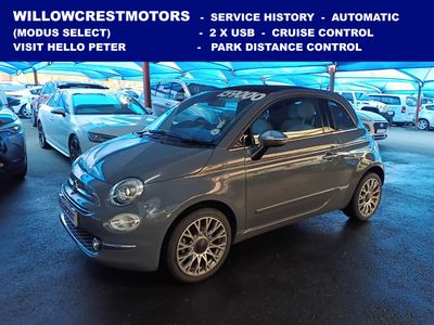 2020 Fiat 500 900T Twinair Pop Star Cabriolet