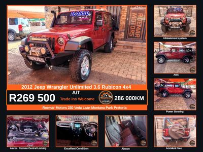 2012 Jeep Wrangler Unlimited 3.8 Rubicon Auto