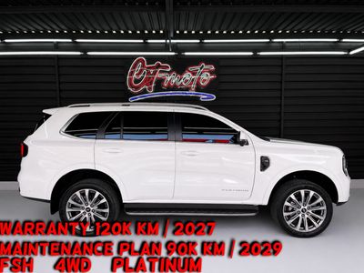 2023 Ford Everest 3.0D V6 Platinum AWD Auto