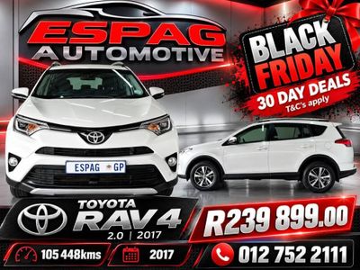 2017 Toyota RAV4 2.0 GX Auto