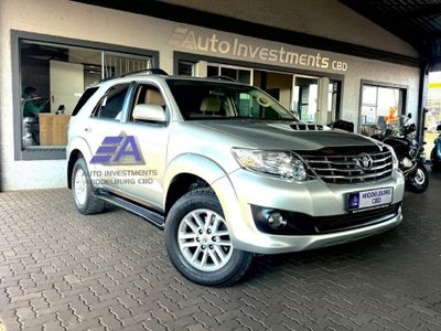 2011 Toyota Fortuner 2.5 D-4D Raised Body