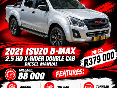 2021 Isuzu D-Max 250 HO X-Rider Double-Cab