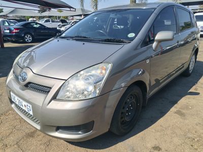 2008 Toyota Verso 160 Petrol Manual