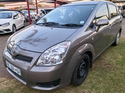2008 Toyota Verso 160 Petrol Manual
