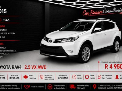 2015 Toyota RAV4 2.5 VX Auto AWD