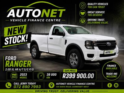 2023 Ford Ranger 2.0D XL HR Auto Single-Cab