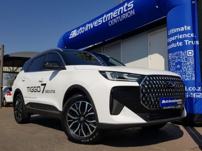 2026 Chery Tiggo 7 Pro 1.5T Executive DCT Auto