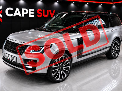 2014 Land Rover Range Rover 4.4 SDV8 AUTOB BLACK EDITION DYN 8-SPD AUTO 4X4