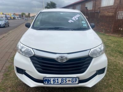 2018 Toyota Avanza 1.3 S Panel Van