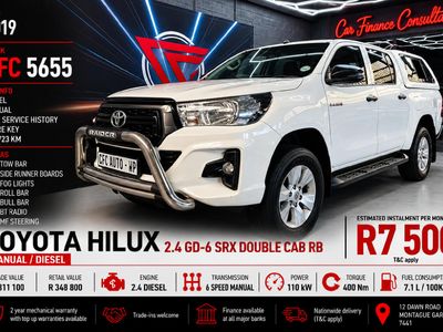 2019 Toyota Hilux 2.4 GD-6 Raised Body SRX Double-Cab