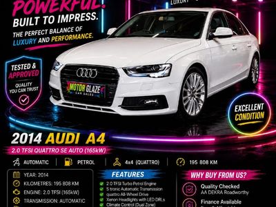 2014 Audi A4 2.0 TFSI quattro SE Auto (165kW)