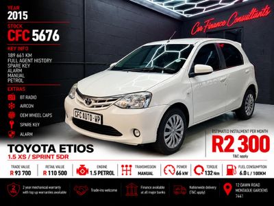 2015 Toyota Etios 1.5 XS 5-dr