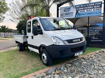 2012 Iveco Daily D-Cab Dropside Crane
