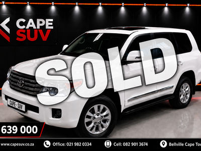 2013 Toyota Land Cruiser 200 VX 4.5 D-4D 6-SPEED AUTO 7-SEATER FACE LIFT 4X4