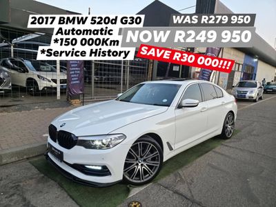 2017 BMW 5 Series 520d Luxury Auto