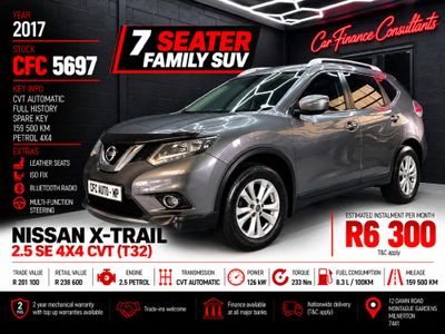2017 Nissan X-Trail 2.5 SE 4x4 Auto