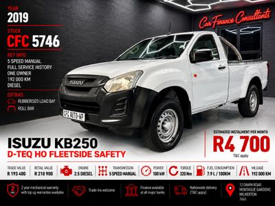 2019 Isuzu KB 250 D-Teq Fleetside Safety Single-Cab