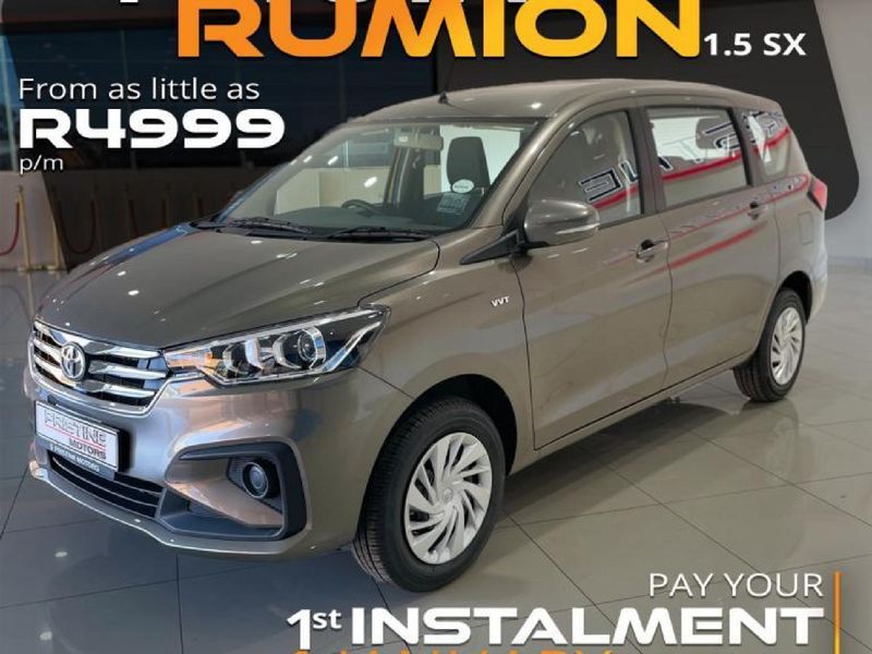 Used Toyota Rumion 1.5 S 7 Seater for sale in Gauteng Cars.co.za (ID
