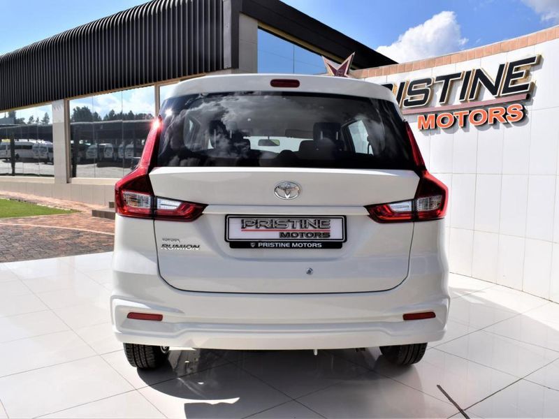 Toyota car 7 seater rumion