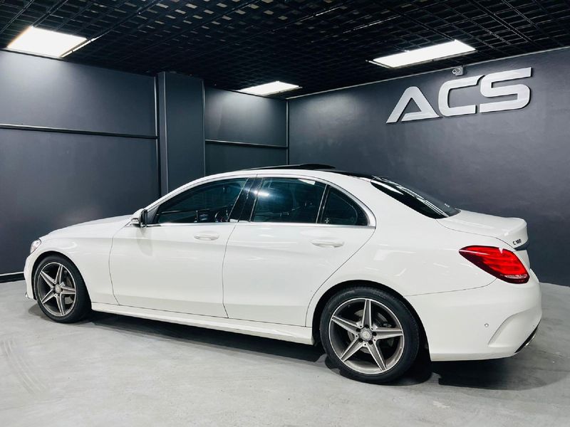 Used MercedesBenz CClass AMG LINE 9GTRONIC AUTO XENONS PANROOF RED LEATHER for sale in