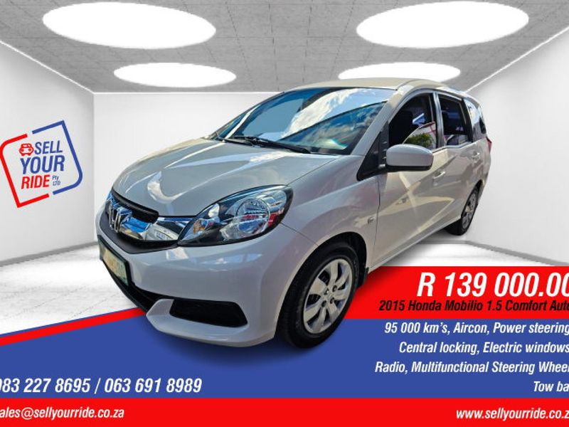 Used Honda Mobilio 1.5 Comfort Auto for sale in Gauteng - Cars.co.za ...