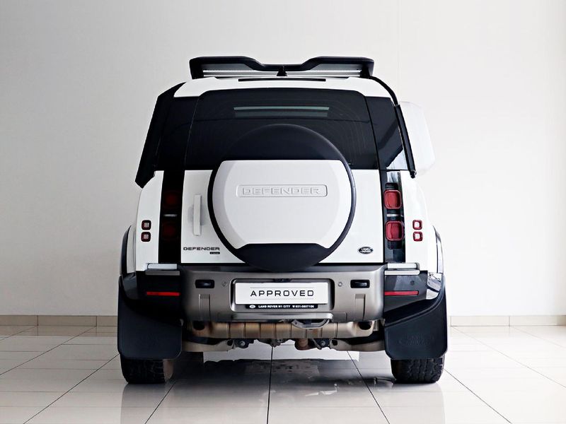 ROVCE Panneau De Couverture De Pneu De Secours Arrière De Voiture Pour Land Rover Defender 2020-2023 90 110 Couvercle De Protection Décoration De Hayon De Cofe De Voiture