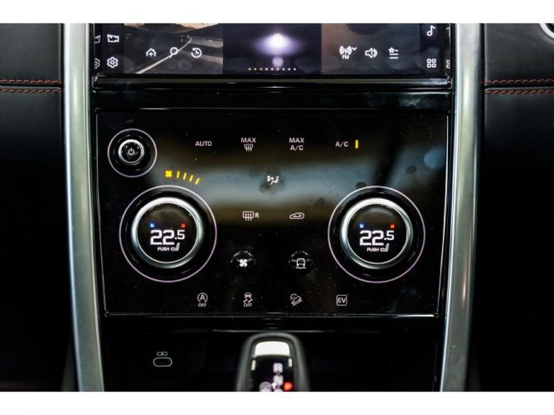 Ontto Custodia Portachiavi In Pelle Bianca E Metallo Per Land Rover Discovery 5 / Range Rover Sport / Jaguar XE F-Type (2017-2022)