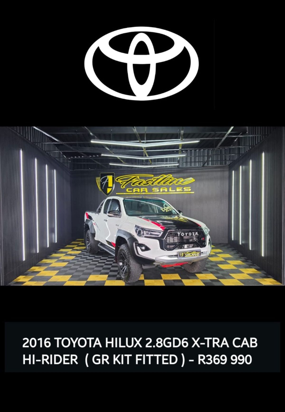 2016 Toyota Hilux 2016 TOYOTA HILUX 2.8 GD6 XTRA CAB HI-RIDER ( GR K