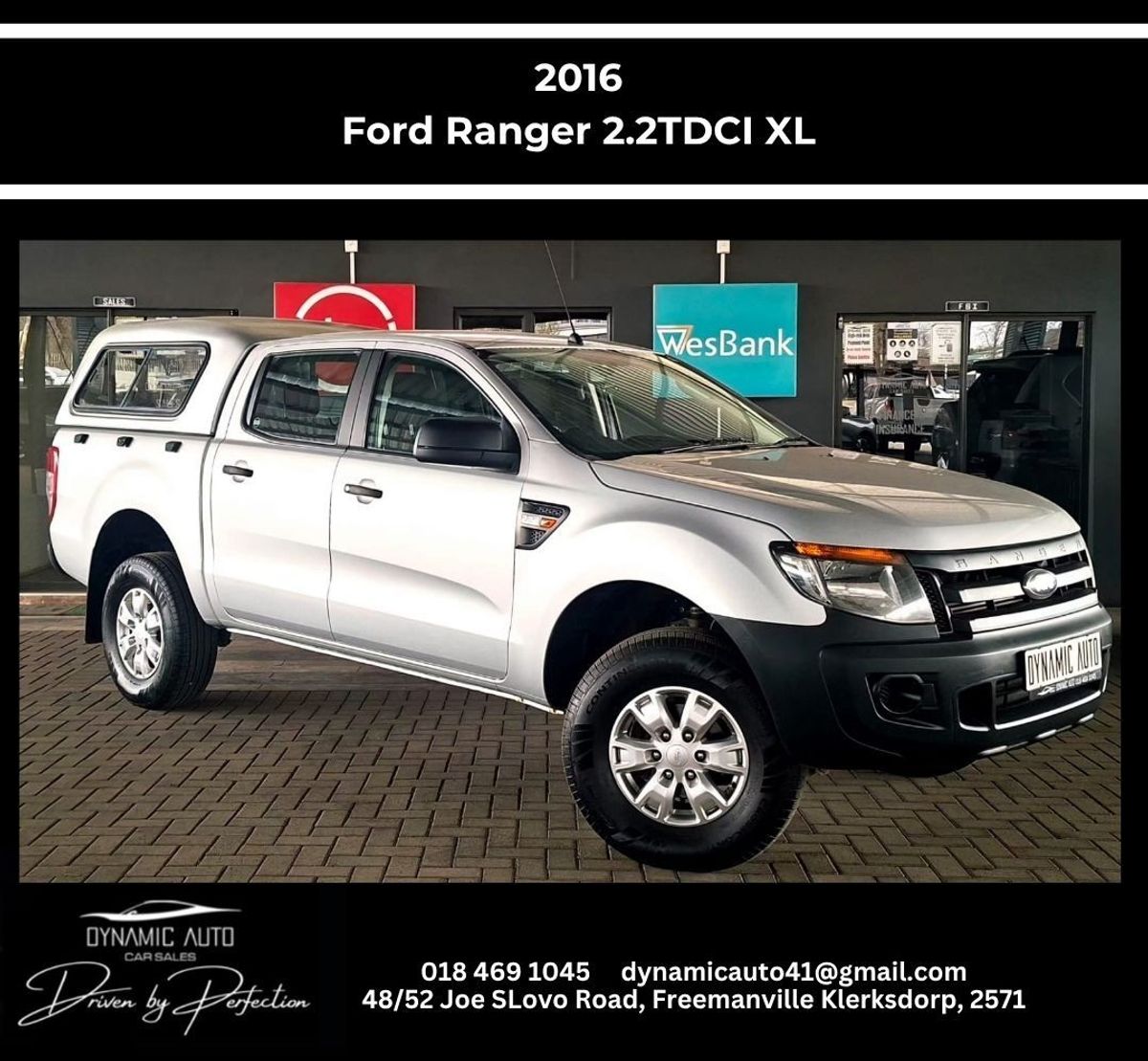 2016 Ford Ranger 2.2 TDCi XL Double-Cab