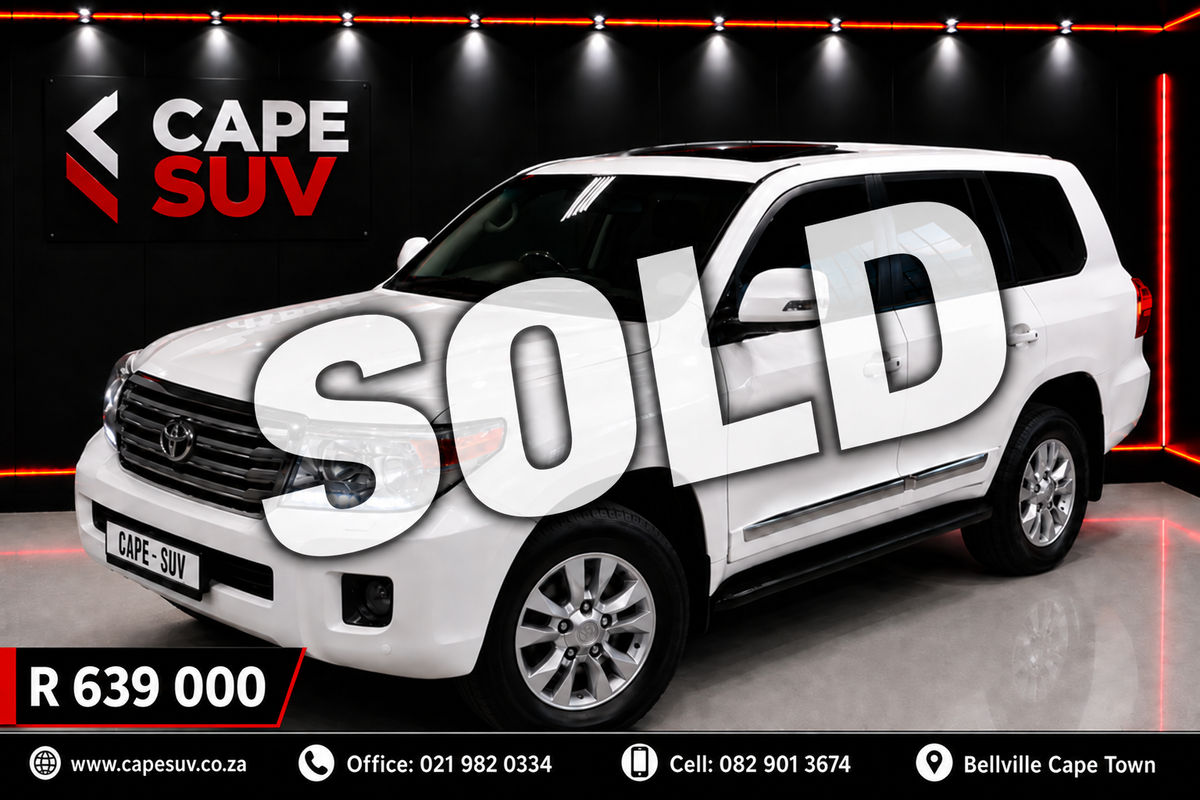 2013 Toyota Land Cruiser 200 VX 4.5 D-4D 6-SPEED AUTO…