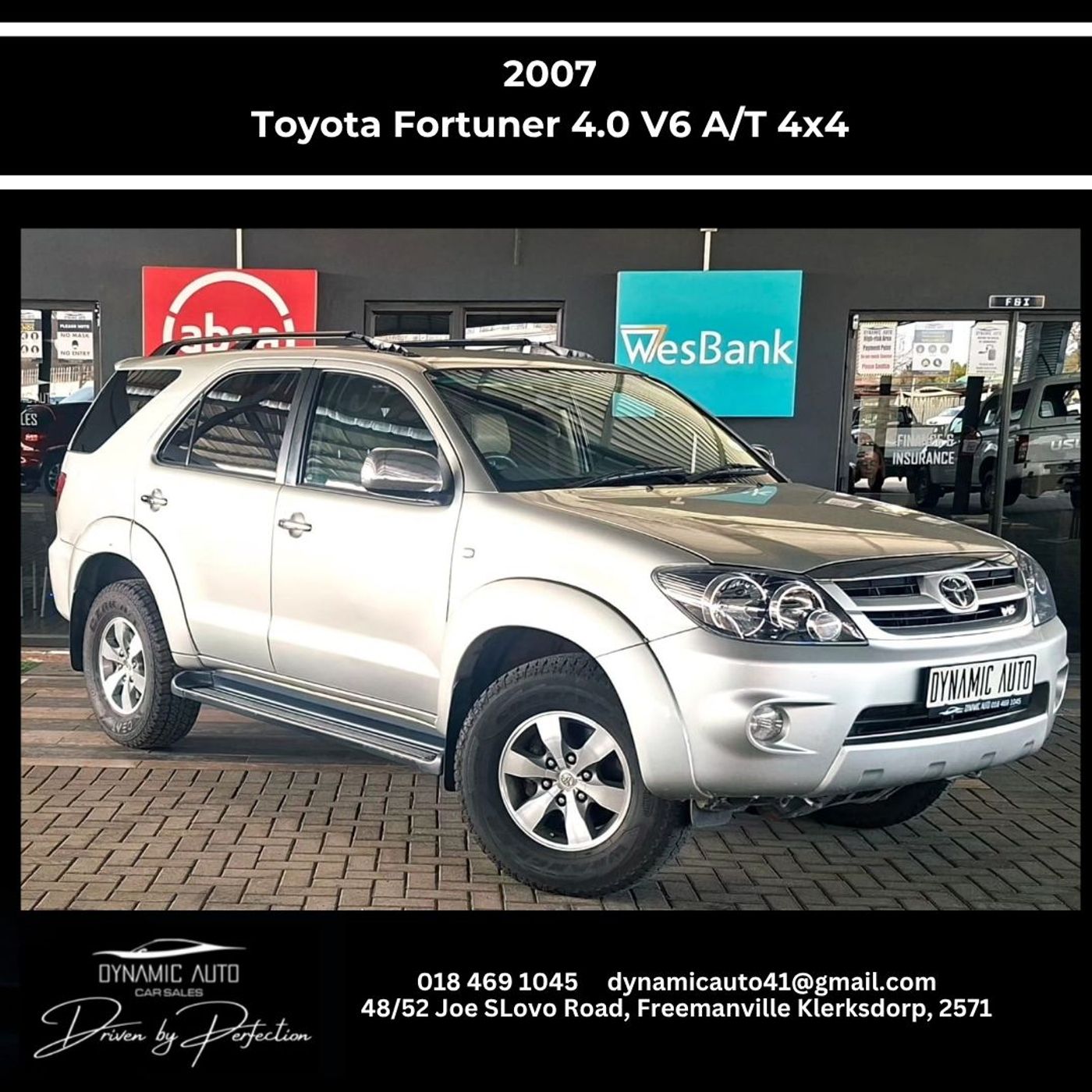 2007 Toyota Fortuner 4.0 V6 Auto 4x4