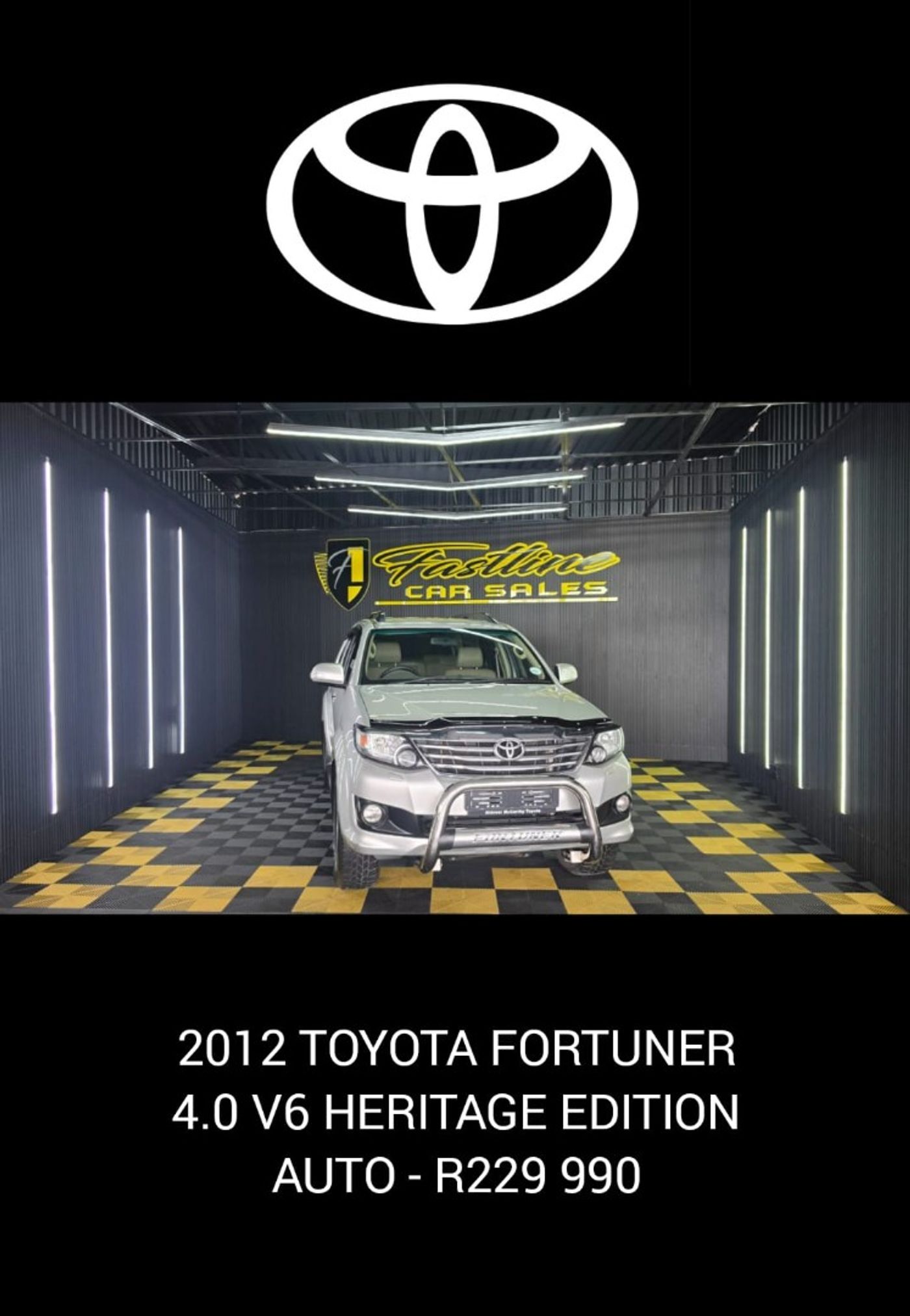 2012 Toyota Fortuner 2012 TOYOTA FORTUNER 4.0 V6 HERITAGE EDITION AUTO