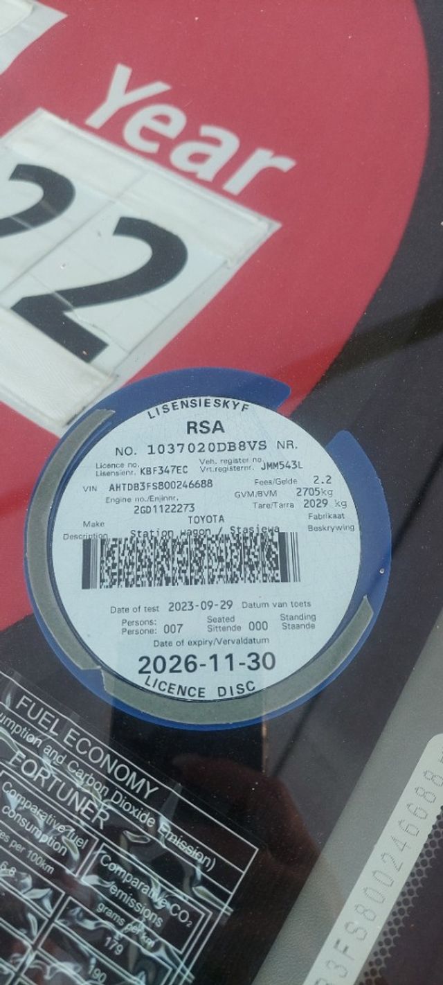 2022 Toyota Fortuner 2.4 GD-6 4x4 Auto, photo 3