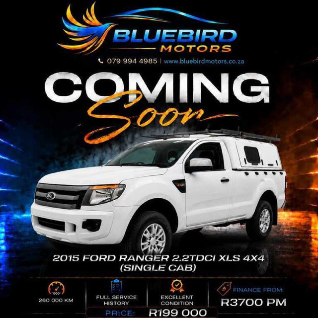 2015 Ford Ranger 2.2 TDCi XLS 4x4 Single-Cab