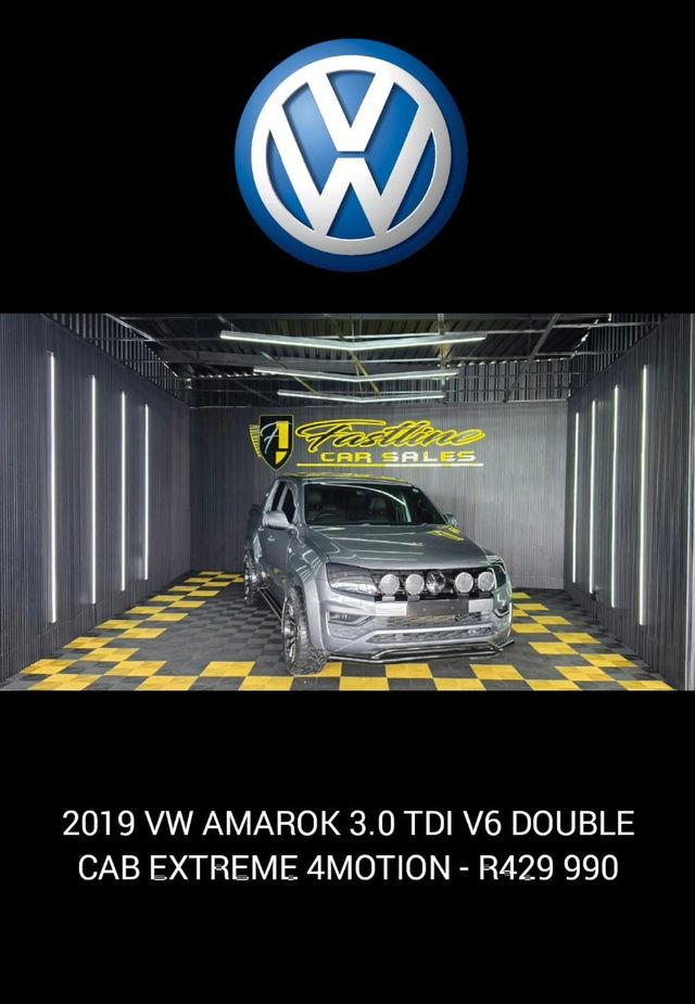 2019 Volkswagen Amarok 2019 VW AMAROK 3.0 TDI V6 DOUBLE CAB EXTREME 4MOTI