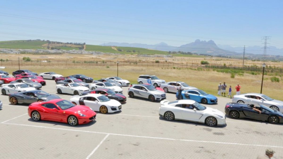 We take part in Cape Town's biggest-ever supercar run ...