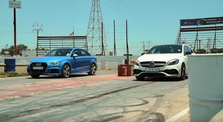Drag Race: Audi RS3 vs Mercedes-AMG A45 - Cars.co.za