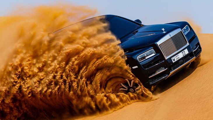 Rolls Royce Cullinan In Desert Rooster Tail4