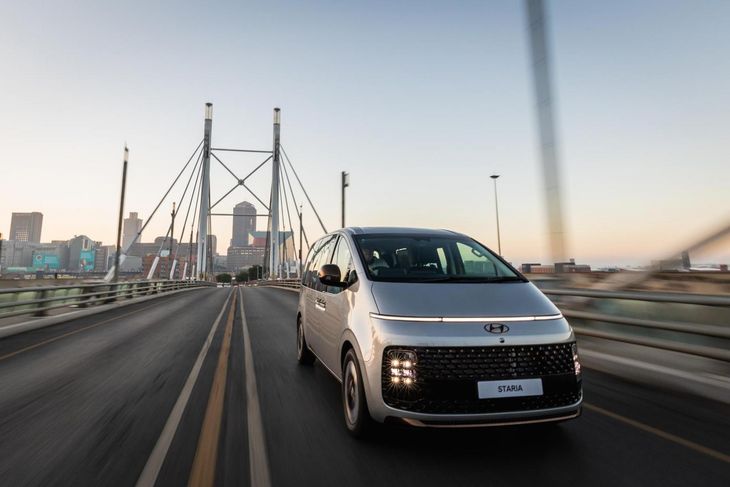 Hyundai Staria driving