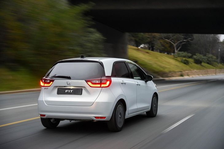 Honda Fit Rear driving